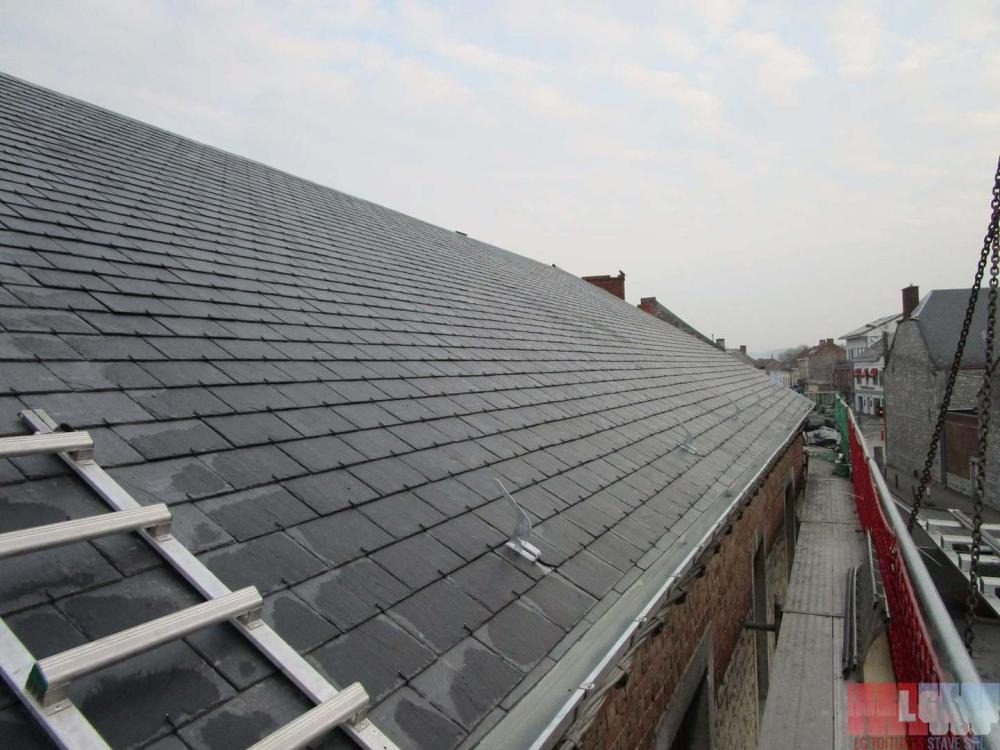 toiture en travaux