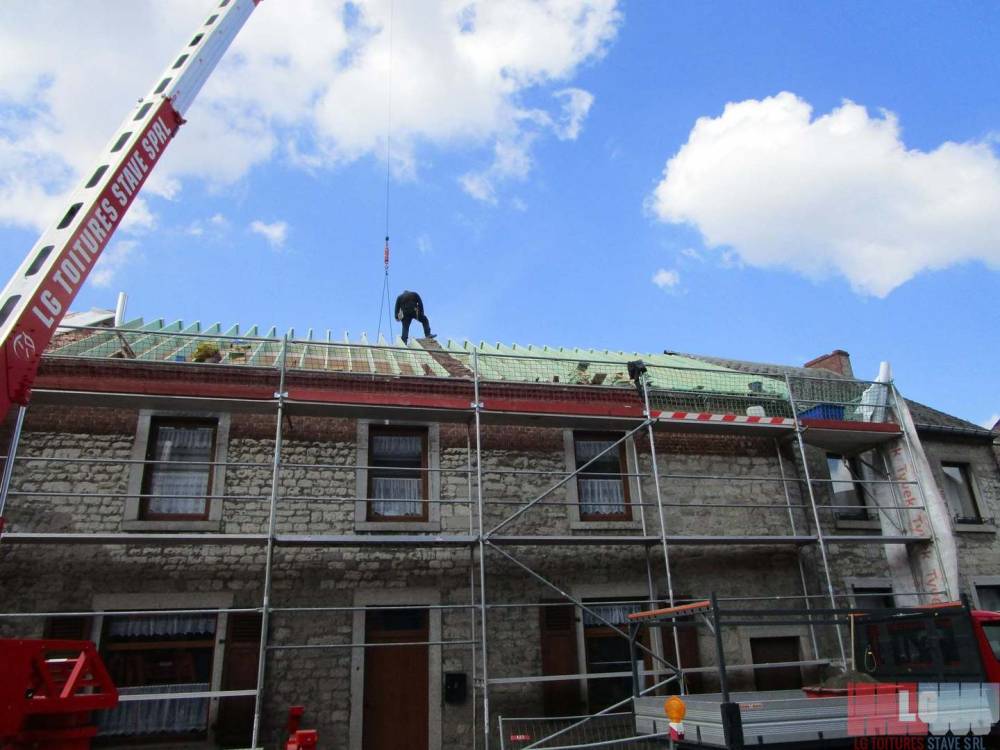 debut travaux toiture